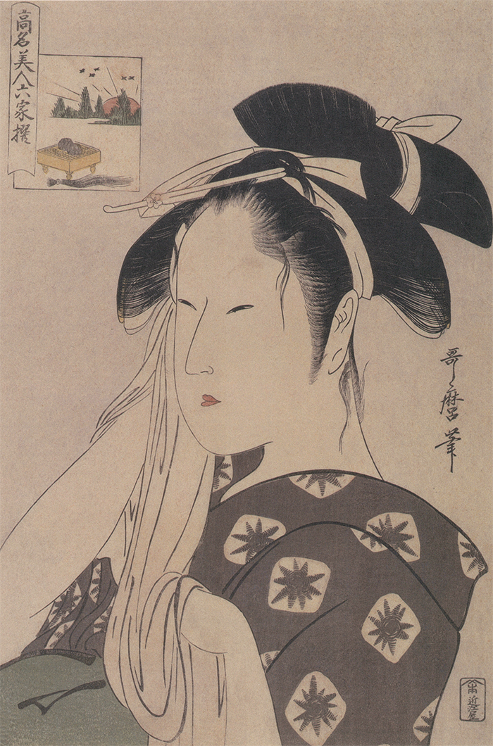 浮世絵は「ukiyo-e space」 - 柔らかな温かみのある風合い・素朴さを再現した複製の美人画